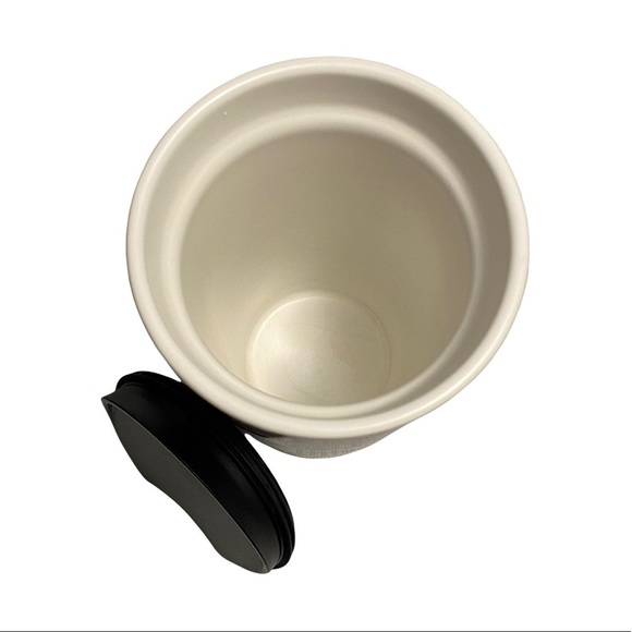 STARBUCKS | 2017 Christmas Ceramic Travel Cup Mug Candy Cane Design 12 oz - Picture 6 of 6